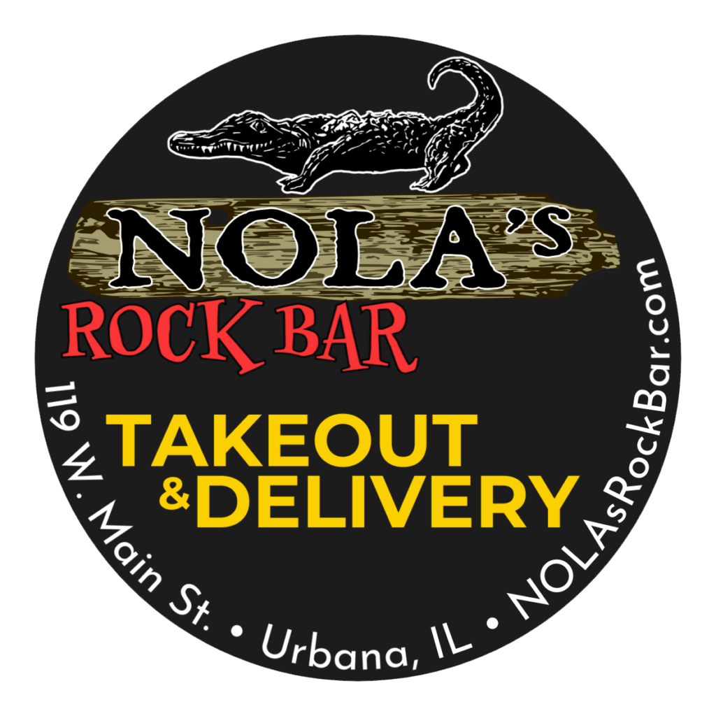 NOLA's Carryout Delivery Dine In Sticker Circle